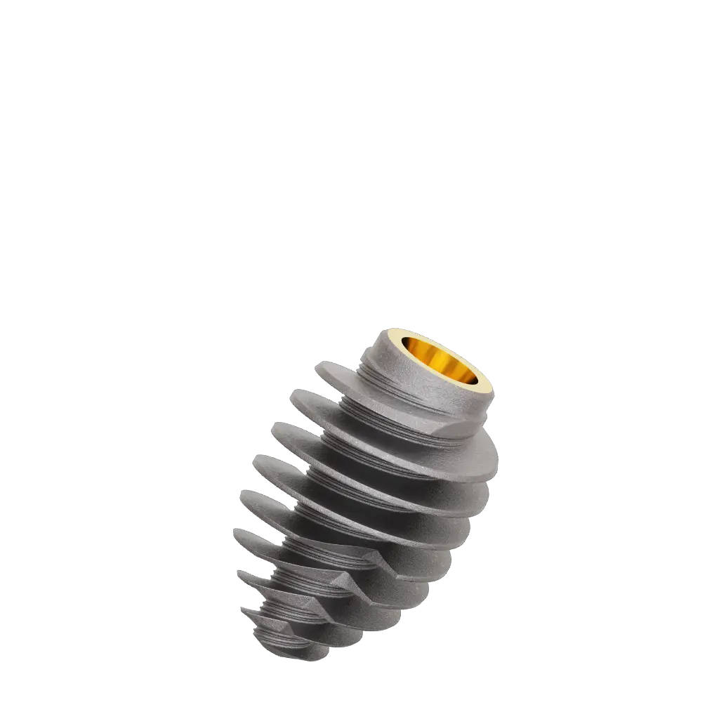 Dental Implant, ROOTT R, D 6.5 mm, L 10 mm.