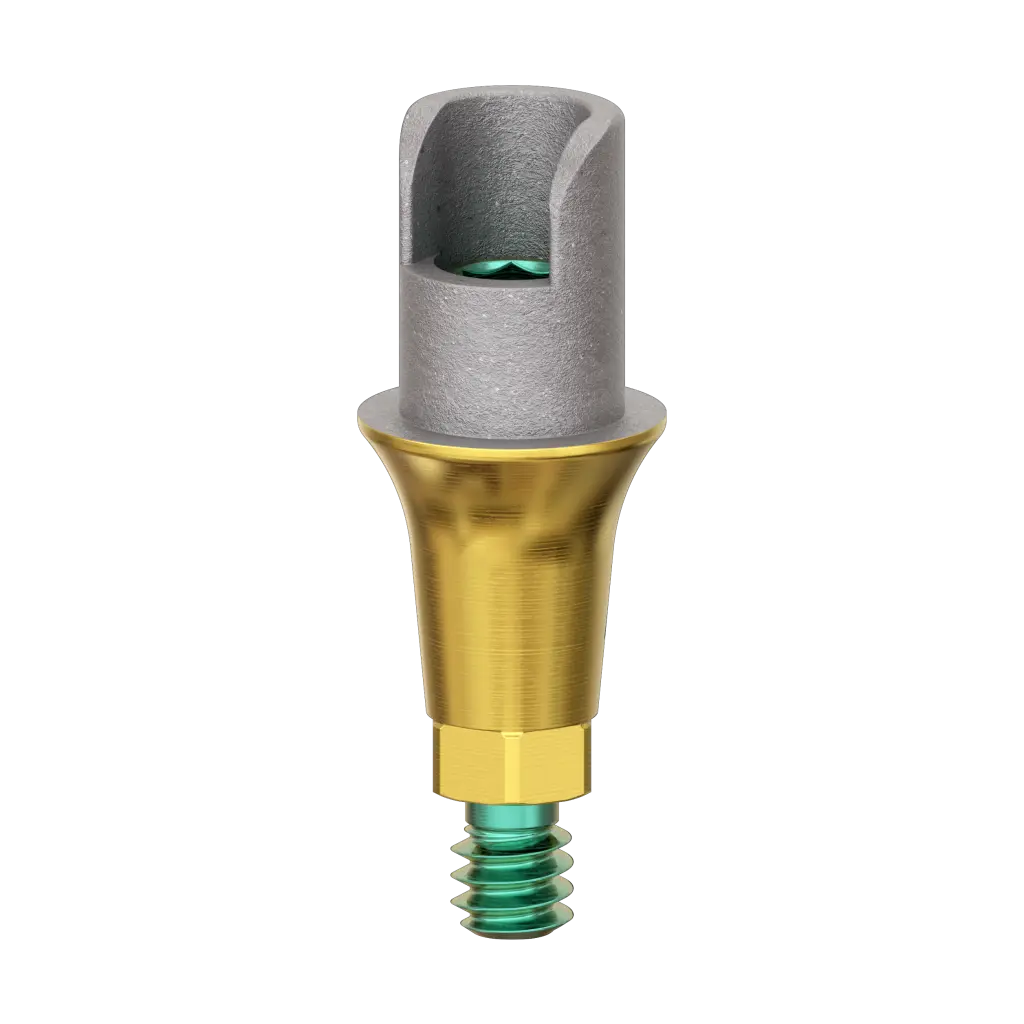 Abutment, titanium base, S, 2 mm, R.