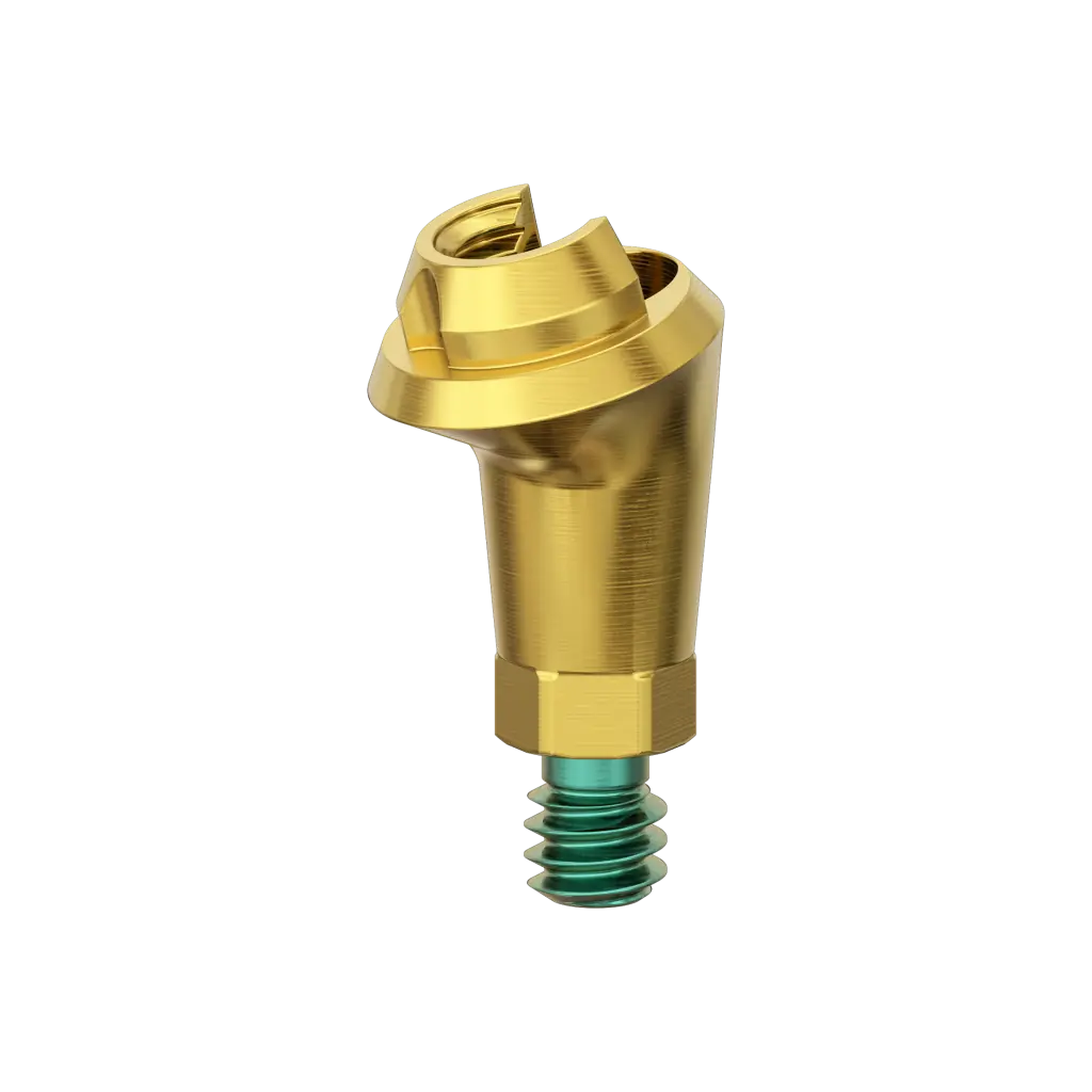 Abutment, multi-unit, 15°, 1 mm, R.