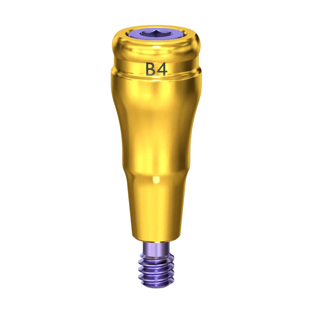 Abutment, attachment, 4 mm, R.